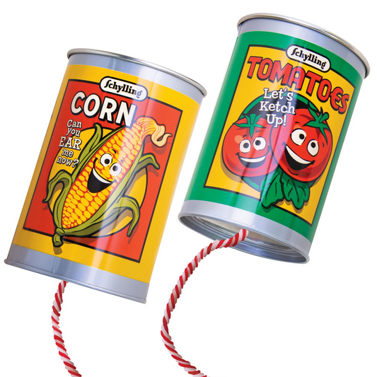 RETRO TIN CAN TELEPHONE