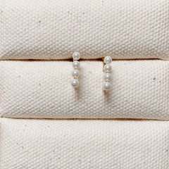 GOLD PEARL EARRING
